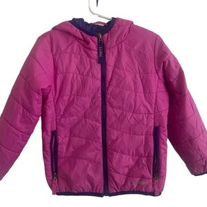L.L. Bean Girls Hooded Coat Size 4